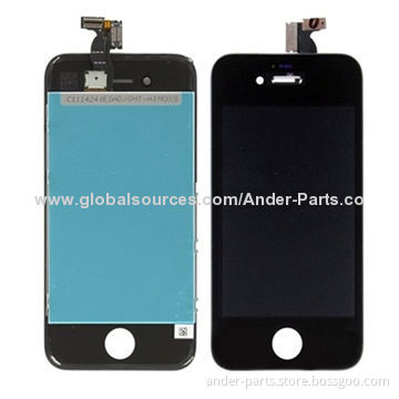 Hot-selling Original + New Wholesale Cellphone LCD for iPhone 4/4S, Bulk Price, in Stock